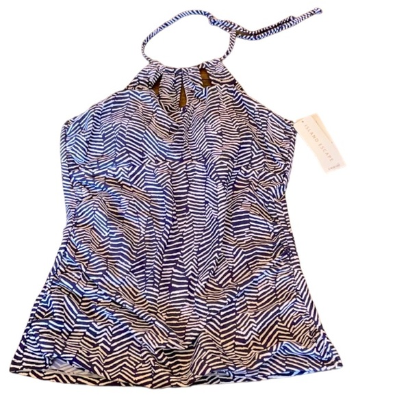 ISLAND ESCAPE➕NEW Bora Bora Keyhole Tankini - Picture 3 of 7